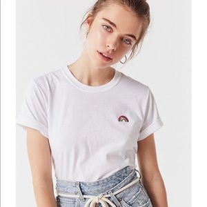 ‼️UO Embroidered Rainbow Tee ‼️